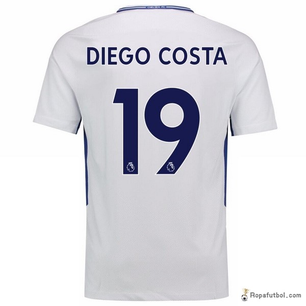Camiseta Chelsea Replica Segunda Ropa Diego Costa 2017/18